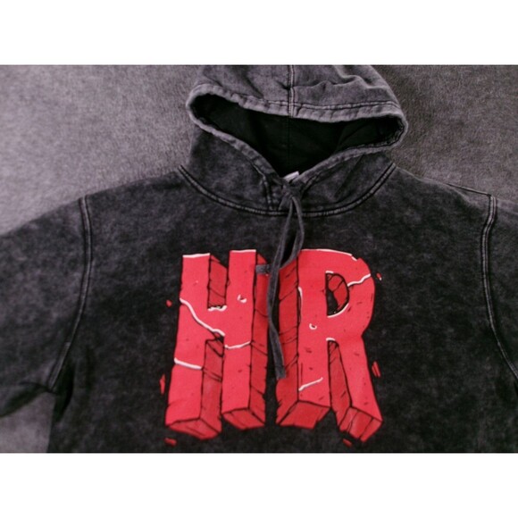Highroller Hoodie Men L Black Graphic Lobster Co Portland Pullover Hooded Washed - Picture 2 of 11